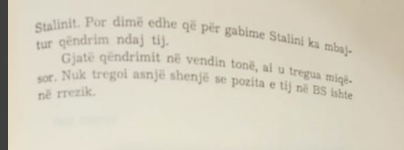 Foto 4: Pjesë nga ditari i Enver Hoxhës në të cilin bën fjalë për vizitën e Zhukov në Shqipëri.